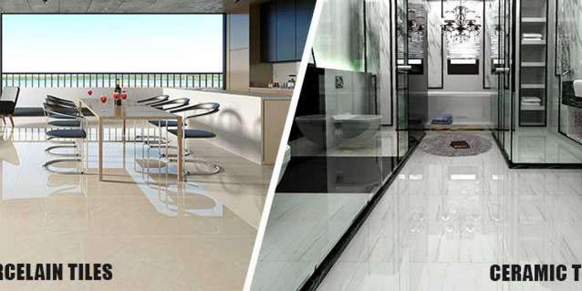 Ceramic floor tiles vs Porcelain floor Tiles How are they different by www.ggcl.in