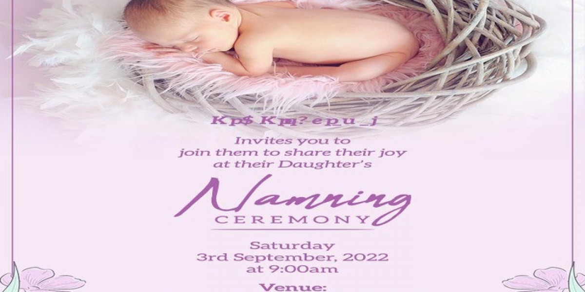 What are Some Unique Wording Ideas for Naming Ceremony Invites?