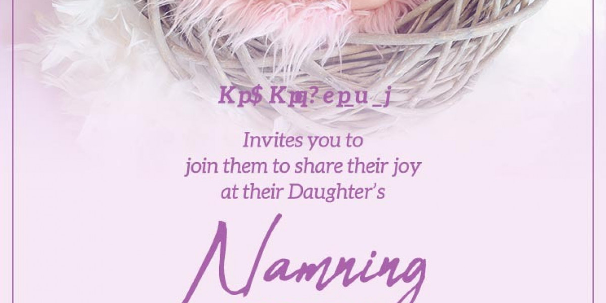 What are Some Unique Wording Ideas for Naming Ceremony Invites?