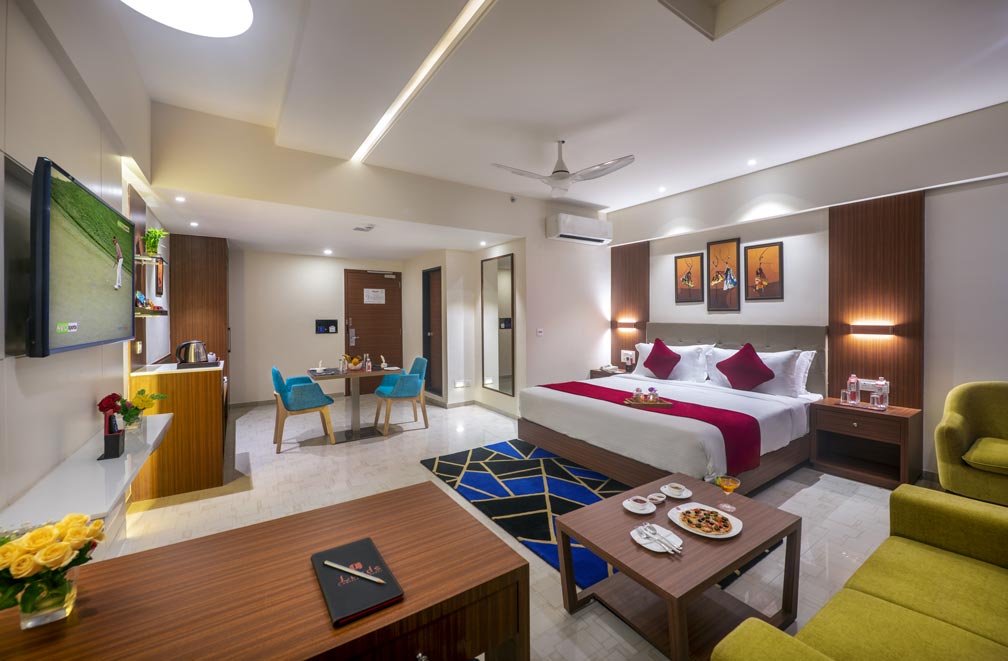 Hotel Rooms in Rajkot | Accommodation in Rajkot - Lords Eco Inn Shapar - A Pure Veg Hotel Rajkot